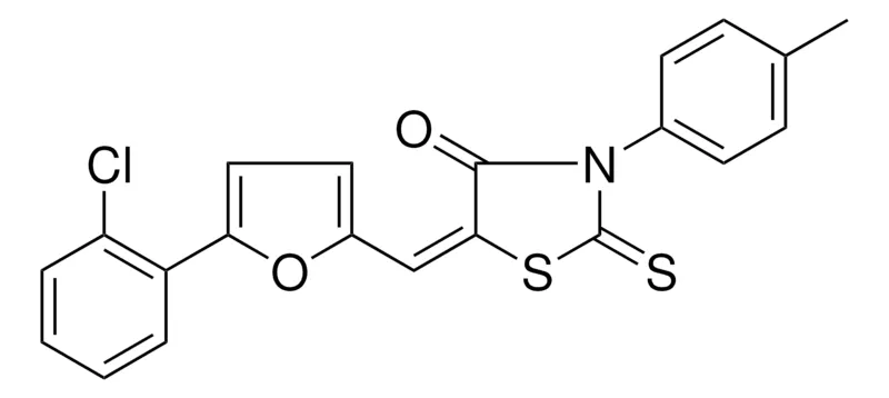 Sigma-Aldrich 5-(5-(2-CHLORO-PHENYL)-FURAN-2-YLMETHYLENE)-2-THIOXO-3-P-TOLYL-THIAZOLIDIN-4-ONE,AldrichCPR