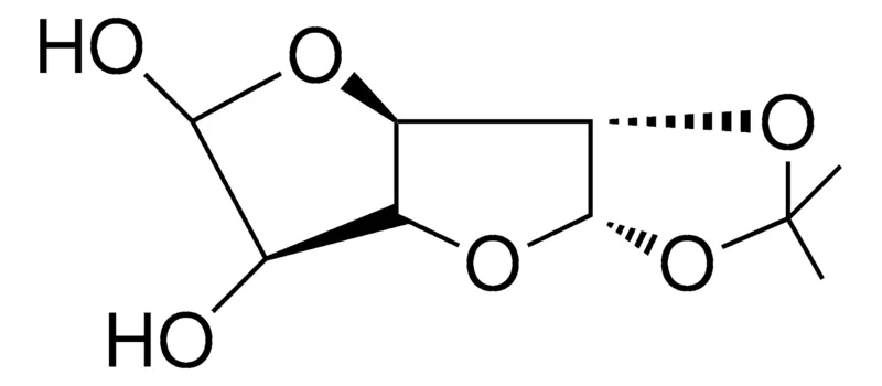 Sigma-Aldrich 2,2-DIMETHYL-HEXAHYDRO-1,3,4,7-TETRAOXA-CYCLOPENTA(A)PENTALENE-5,6-DIOL,AldrichCPR