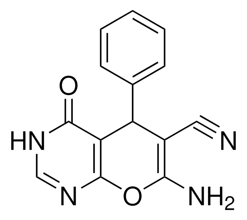 Sigma-Aldrich 7-AMINO-4-OXO-5-PHENYL-3,5-DIHYDRO-4H-PYRANO(2,3-D)PYRIMIDINE-6-CARBONITRILE,AldrichCPR