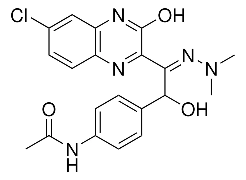 Sigma-Aldrich N-(4-(2-(6-CL-3-HO-2-QUINOXALINYL)-2-(DIMETHYLHYDRAZONO)-1-HO-ETHYL)PH)ACETAMIDE,AldrichCPR