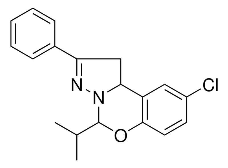 Sigma-Aldrich 8-CL-4-ISOPROPYL-2-PHENYL-1,9B-DIHYDRO-5-OXA-3,3A-DIAZA-CYCLOPENTA(A)NAPHTHALENE,AldrichCPR