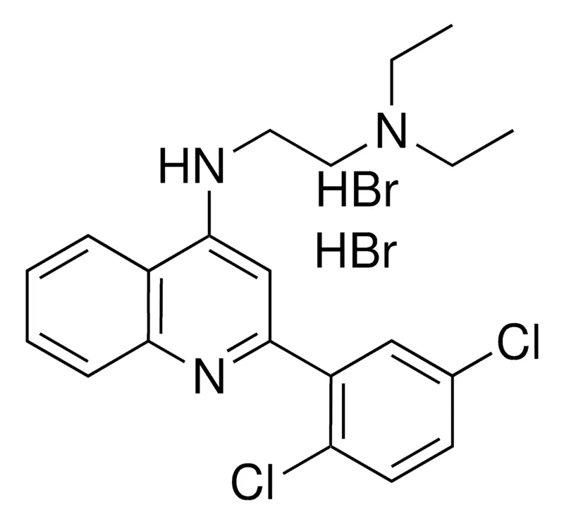 Sigma-Aldrich N-(2-(2,5-DICHLORO-PHENYL)QUINOLIN-4-YL)-N',N'-DIETHYL-ETHANE-1,2-DIAMINE, 2 HBR,AldrichCPR