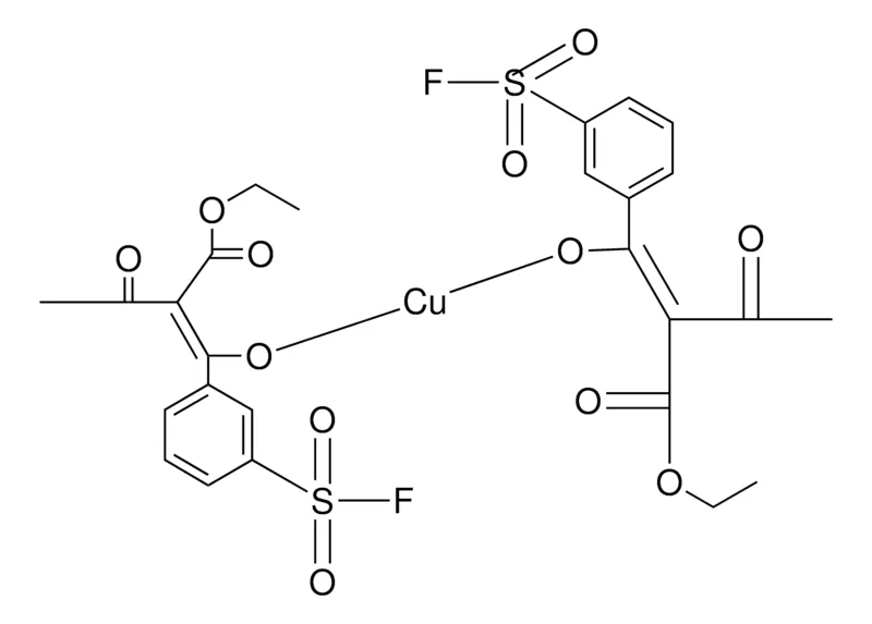 Sigma-Aldrich ETHYL ALPHA-ACETYL-3-(FLUOROSULFONYL)BENZOYLACETATE, COPPER(II) DERIVATIVE,AldrichCPR