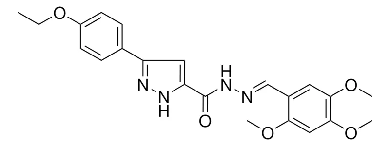 Sigma-Aldrich 5-(4-ETO-PH)-2H-PYRAZOLE-3-CARBOXYLIC ACID (2,4,5-TRI-MEO-BENZYLIDENE)-HYDRAZIDE,AldrichCPR