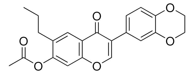 Sigma-Aldrich ACETIC ACID 3-(2,3-2H-BENZO(1,4)DIOXIN-6-YL)-4-OXO-6-PR-4H-CHROMEN-7-YL ESTER,AldrichCPR