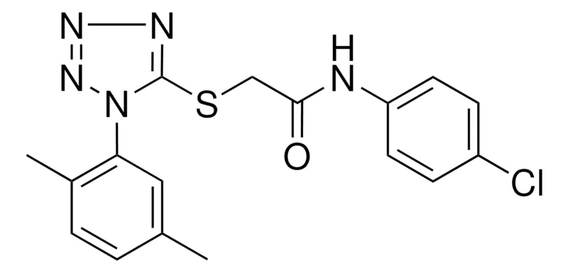 Sigma-Aldrich N-(4-CHLOROPHENYL)-2-((1-(2,5-DIMETHYLPHENYL)-1H-TETRAAZOL-5-YL)THIO)ACETAMIDE,AldrichCPR