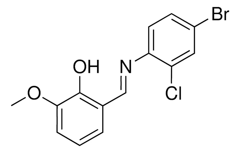 Sigma-Aldrich 4-BROMO-2-CHLORO-N-(2-HYDROXY-3-METHOXYBENZYLIDENE)ANILINE,AldrichCPR