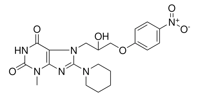 Sigma-Aldrich 7-(2-HO-3-(4-NITRO-PHENOXY)-PR)-3-ME-8-PIPERIDIN-1-YL-3,7-2H-PURINE-2,6-DIONE,AldrichCPR