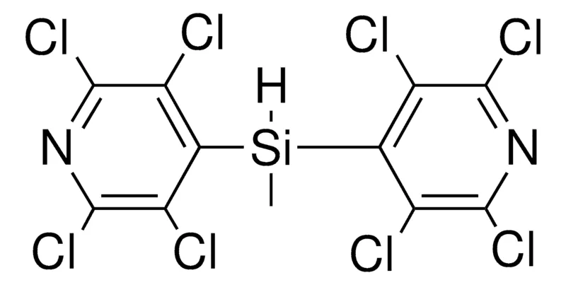 Sigma-Aldrich BIS(2,3,5,6-TETRACHLORO-4-PYRIDYL)METHYLSILANE,AldrichCPR