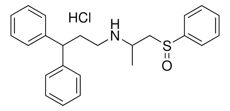 Sigma-Aldrich N-(1-METHYL-2-(PHENYLSULFINYL)ETHYL)-3,3-DIPHENYL-1-PROPANAMINE HYDROCHLORIDE,AldrichCPR