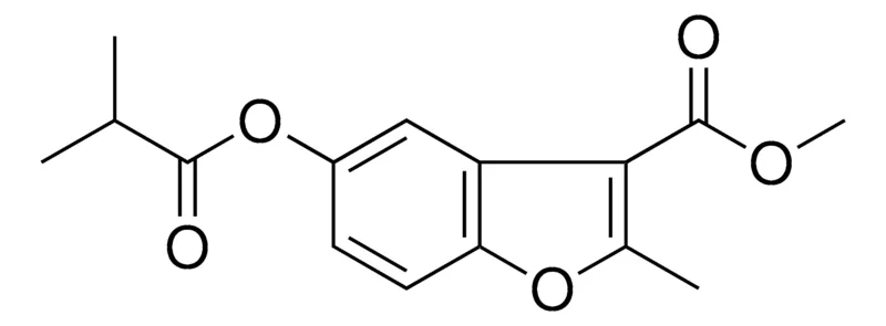 Sigma-Aldrich 5-ISOBUTYRYLOXY-2-METHYL-BENZOFURAN-3-CARBOXYLIC ACID METHYL ESTER,AldrichCPR