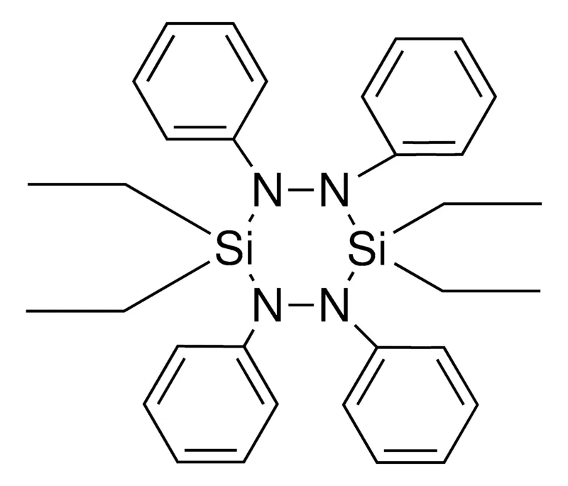 Sigma-Aldrich 3,3,6,6-TETRAETHYL-1,2,4,5-TETRAPHENYL-1,2,4,5-TETRAAZA-3,6-DISILACYCLOHEXANE,AldrichCPR