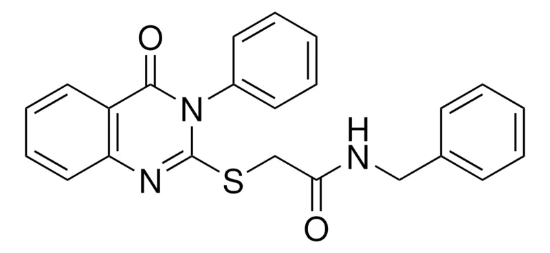 Sigma-Aldrich N-BENZYL-2-((4-OXO-3-PHENYL-3,4-DIHYDRO-2-QUINAZOLINYL)THIO)ACETAMIDE,AldrichCPR