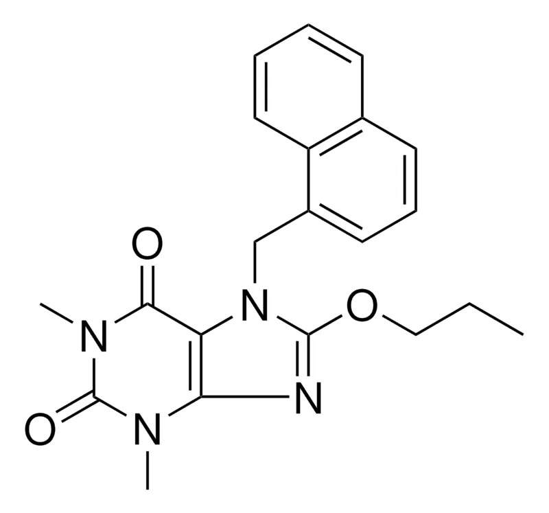 Sigma-Aldrich 1,3-DIMETHYL-7-(1-NAPHTHYLMETHYL)-8-PROPOXY-3,7-DIHYDRO-1H-PURINE-2,6-DIONE,AldrichCPR