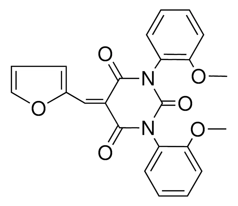Sigma-Aldrich 5-FURAN-2-YLMETHYLENE-1,3-BIS-(2-METHOXY-PHENYL)-PYRIMIDINE-2,4,6-TRIONE，AldrichCPR