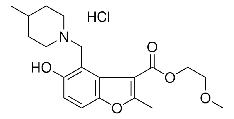 Sigma-Aldrich 2-METHOXYETHYL 5-HYDROXY-2-METHYL-4-[(4-METHYL-1-PIPERIDINYL)METHYL]-1-BENZOFURAN-3-CARBOXYLATE HYDROCHLORIDE，AldrichCPR