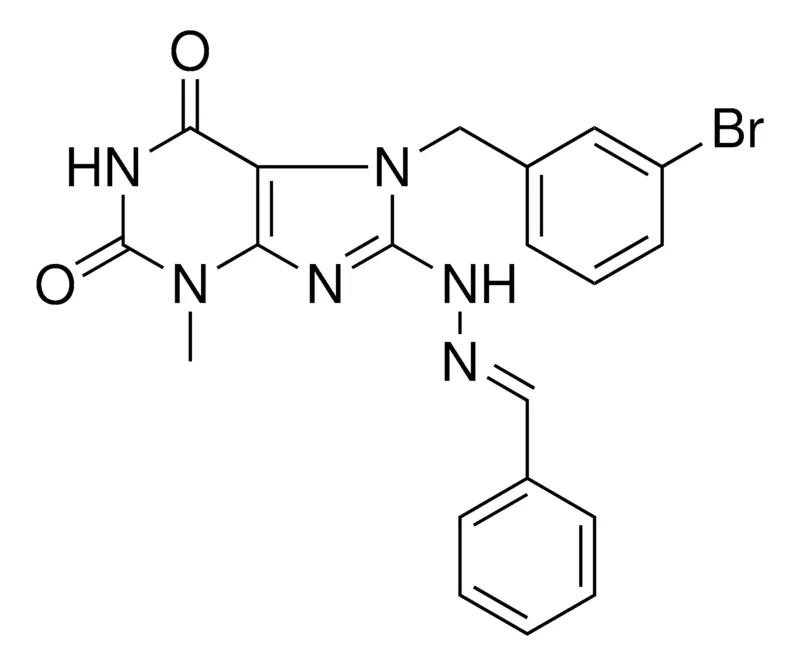 Sigma-Aldrich 8-(N'-BENZYLIDENE-HYDRAZINO)-7-(3-BR-BZL)-3-METHYL-3,7-DIHYDRO-PURINE-2,6-DIONE，AldrichCPR