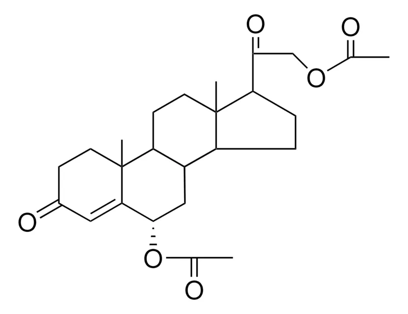 Sigma-Aldrich 3,20-DIOXOPREGN-4-ENE-6-ALPHA,21-DIYL DIACETATE,AldrichCPR