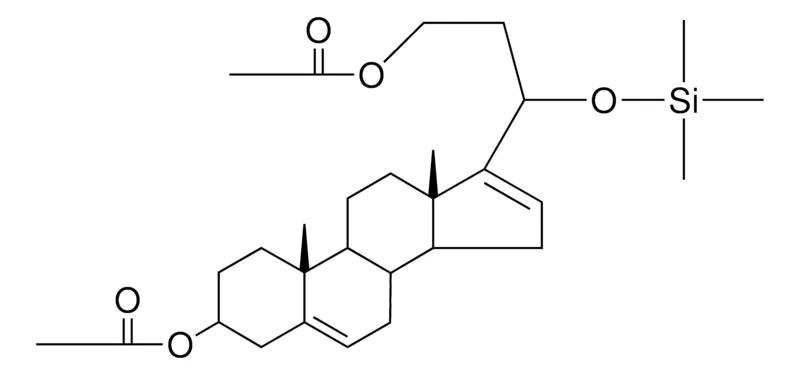 Sigma-Aldrich (10R,13S)-17-(3-ACETOXY-1-(TRIMETHYLSILYLOXY)PROPYL)-10,13-DIMETHYL-2,3,4,7,8,9,10,11,12,13,14,15-DODECAHYDRO-1H-CYCLOPENTA[A]PHENANTHREN-3-YL ACETATE，AldrichCPR