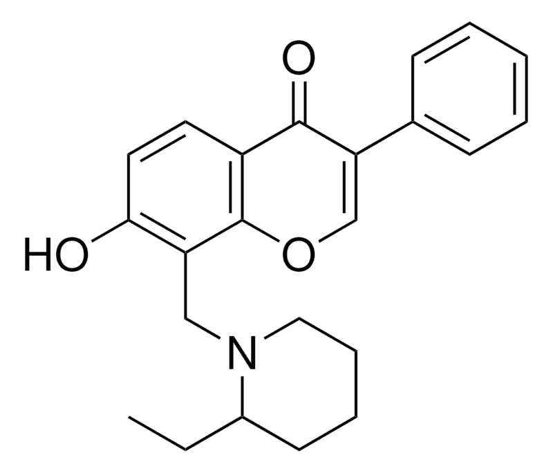 Sigma-Aldrich 8-((2-ETHYL-1-PIPERIDINYL)METHYL)-7-HYDROXY-3-PHENYL-4H-CHROMEN-4-ONE，AldrichCPR