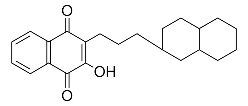 Sigma-Aldrich Q172 2-(3-(TRANS-DECAHYDRONAPHTH-2-YL)PROPYL)-3-HYDROXY-1,4-NAPHTHOQUINONE,AldrichCPR