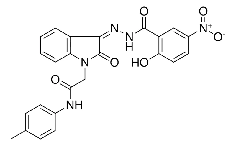 Sigma-Aldrich 2-(3-((2-HO-5-NITRO-BENZOYL)-HYDRAZONO)-2-OXO-2H-INDOL-1-YL)-N-P-TOLYL-ACETAMIDE,AldrichCPR