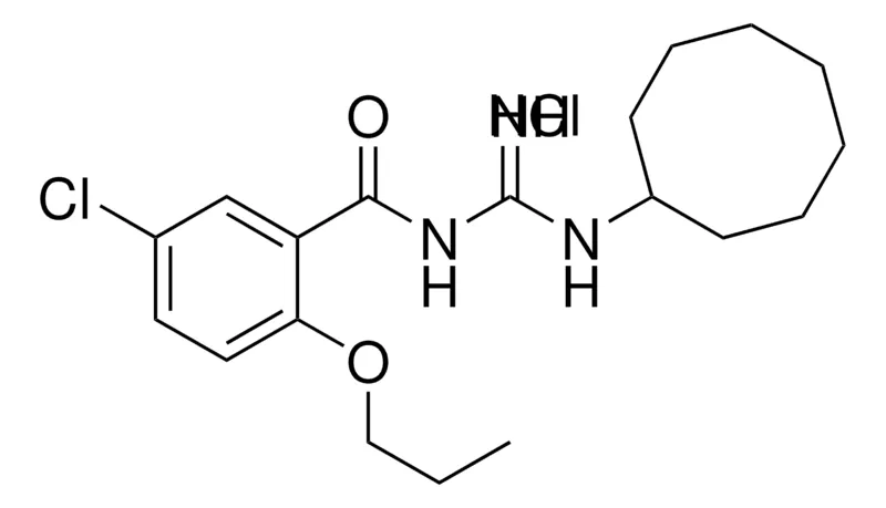 Sigma-Aldrich N-(5-CHLORO-2-PROPOXY-BENZOYL)-N'-CYCLOOCTYL-GUANIDINE, HYDROCHLORIDE,AldrichCPR