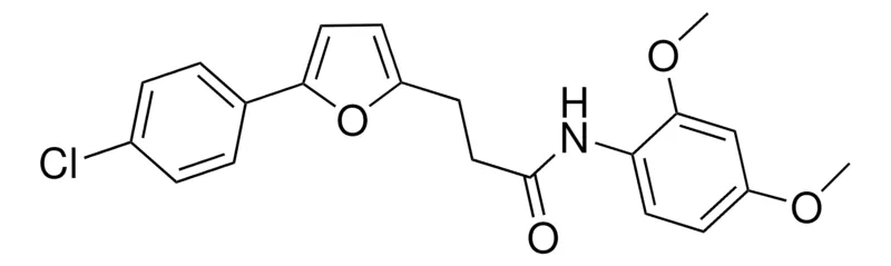 Sigma-Aldrich 3-(5-(4-CHLOROPHENYL)-2-FURYL)-N-(2,4-DIMETHOXYPHENYL)PROPANAMIDE,AldrichCPR