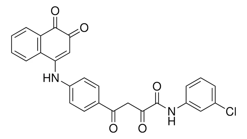 Sigma-Aldrich N-(3-CL-PH)-4-(4-((3,4-DIOXO-3,4-2H-1-NAPHTHALENYL)AMINO)PH)-2,4-DIOXOBUTANAMIDE，AldrichCPR