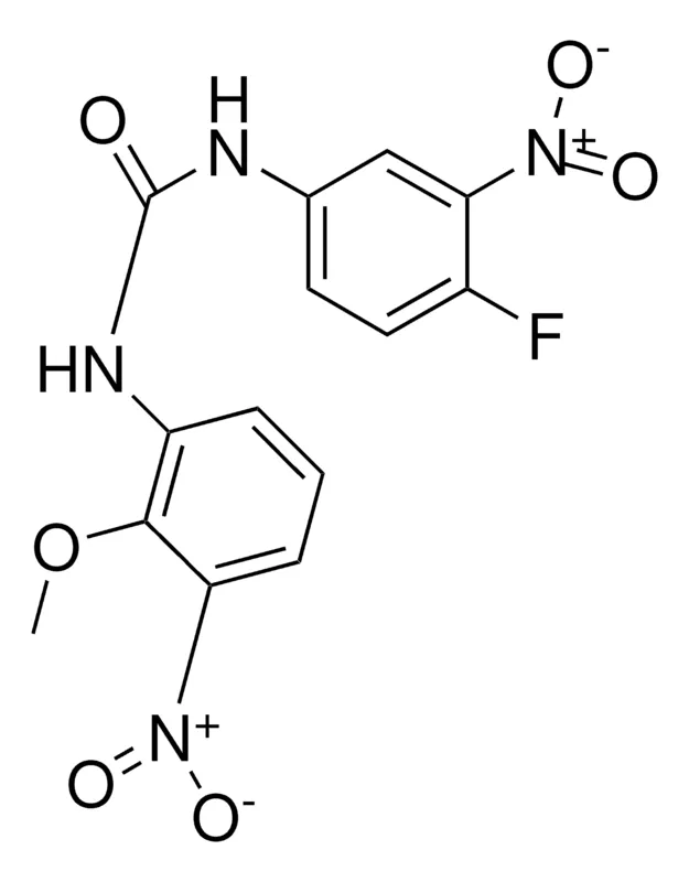 Sigma-Aldrich 1-(4-FLUORO-3-NITROPHENYL)-3-(2-METHOXY-3-NITROPHENYL)UREA,AldrichCPR