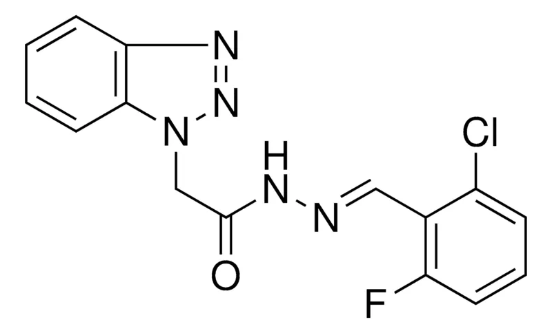 Sigma-Aldrich 2-BENZOTRIAZOL-1-YL-ACETIC ACID (2-CHLORO-6-FLUORO-BENZYLIDENE)-HYDRAZIDE,AldrichCPR