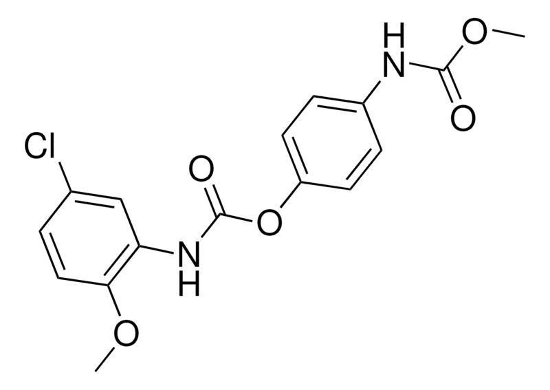 Sigma-Aldrich 4-(METHOXYCARBONYLAMINO)PHENYL N-(5-CHLORO-2-METHOXYPHENYL)CARBAMATE,AldrichCPR