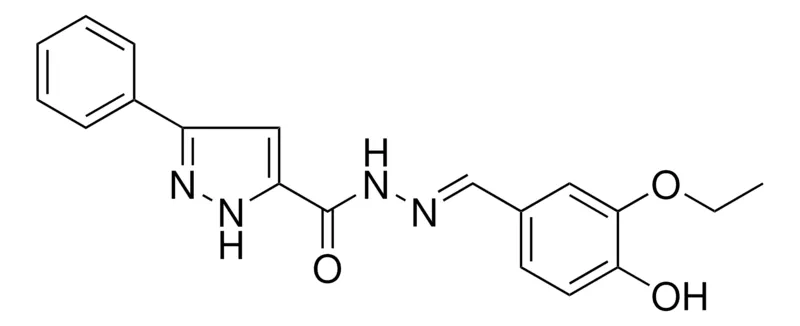 Sigma-Aldrich 5-PH-2H-PYRAZOLE-3-CARBOXYLIC ACID (3-ETHOXY-4-HYDROXY-BENZYLIDENE)-HYDRAZIDE,AldrichCPR