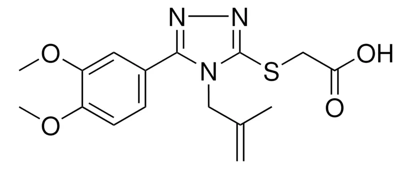 Sigma-Aldrich (5-(3,4-DIMETHOXY-PH)-4-(2-ME-ALLYL)-4H-(1,2,4)TRIAZOL-3-YLSULFANYL)-ACETIC ACID,AldrichCPR