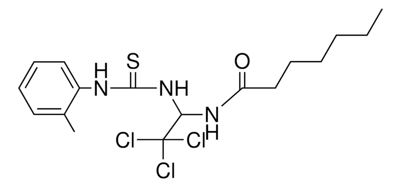 Sigma-Aldrich HEPTANOIC ACID (2,2,2-TRICHLORO-1-(3-O-TOLYL-THIOUREIDO)-ETHYL)-AMIDE,AldrichCPR