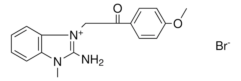 Sigma-Aldrich 2-AMINO-1-(2-(4-MEO-PH)-2-OXO-ETHYL)-3-METHYL-3H-BENZOIMIDAZOL-1-IUM, BROMIDE，AldrichCPR