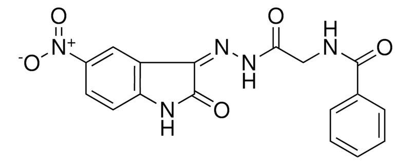 Sigma-Aldrich N-(5-NITRO-2-OXO-1,2-DIHYDRO-INDOL-3-YLIDENE-HYDRAZINOCARBONYLMETHYL)-BENZAMIDE,AldrichCPR