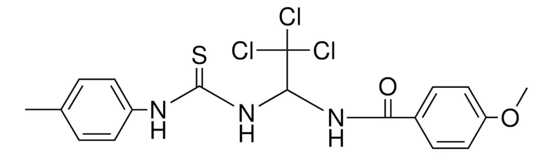 Sigma-Aldrich 4-METHOXY-N-(2,2,2-TRICHLORO-1-(3-P-TOLYL-THIOUREIDO)-ETHYL)-BENZAMIDE,AldrichCPR