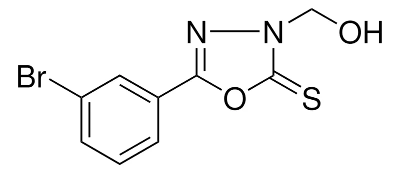 Sigma-Aldrich 5-(3-BROMOPHENYL)-3-(HYDROXYMETHYL)-1,3,4-OXADIAZOLE-2(3H)-THIONE,AldrichCPR