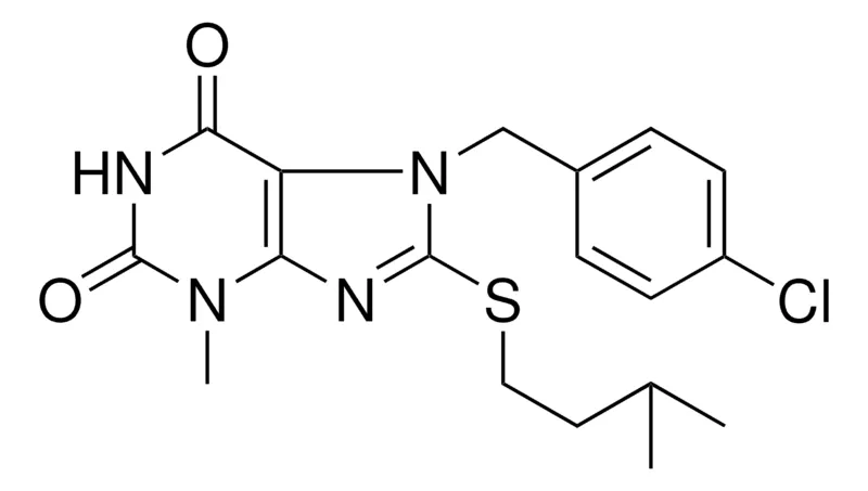 Sigma-Aldrich 7-(4-CL-BENZYL)-3-METHYL-8-(3-METHYL-BUTYLSULFANYL)-3,7-DIHYDRO-PURINE-2,6-DIONE,AldrichCPR