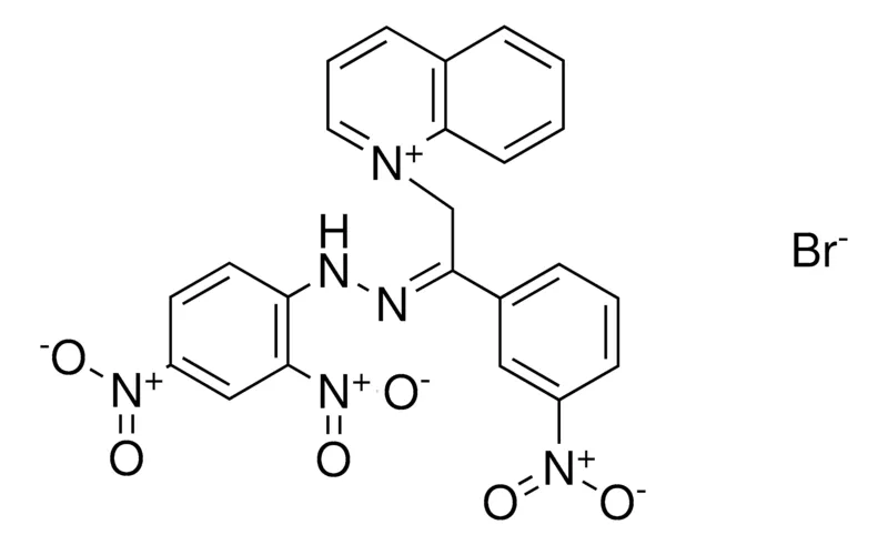 Sigma-Aldrich 1-(2-((2,4-DINITRO-PH)-HYDRAZONO)-2-(3-NITRO-PHENYL)-ETHYL)-QUINOLINIUM, BROMIDE,AldrichCPR