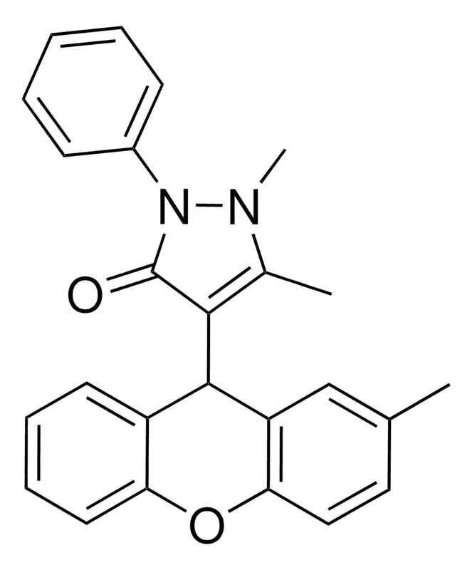 Sigma-Aldrich 1,5-DIMETHYL-4-(2-METHYL-9H-XANTHEN-9-YL)-2-PHENYL-1,2-DIHYDRO-3H-PYRAZOL-3-ONE,AldrichCPR