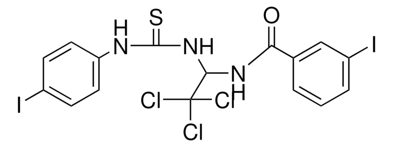 Sigma-Aldrich 3-IODO-N-(2,2,2-TRICHLORO-1-(3-(4-IODO-PHENYL)-THIOUREIDO)-ETHYL)-BENZAMIDE,AldrichCPR