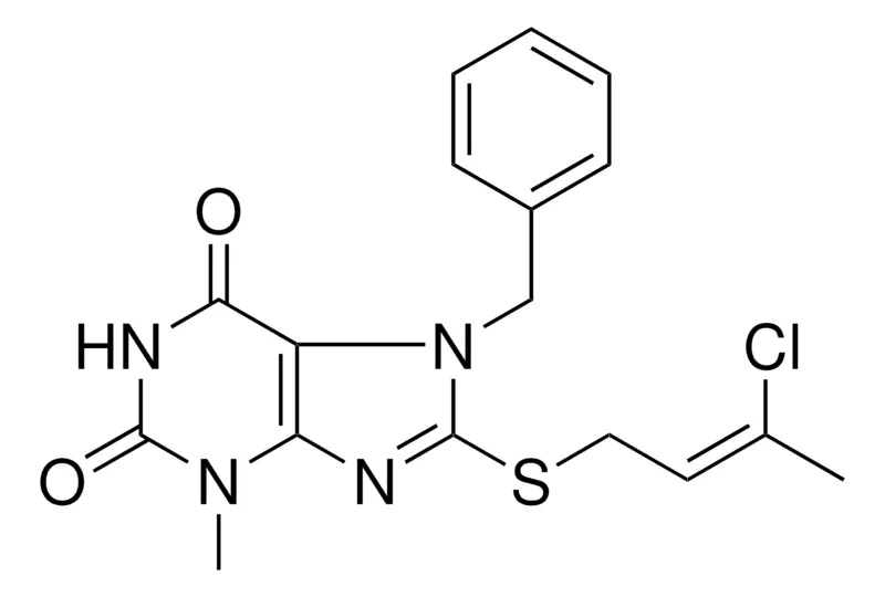 Sigma-Aldrich 7-BENZYL-8-(3-CHLORO-BUT-2-ENYLSULFANYL)-3-METHYL-3,7-DIHYDRO-PURINE-2,6-DIONE，AldrichCPR