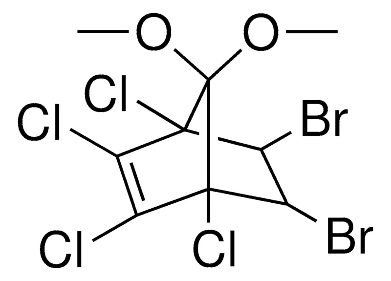 Sigma-Aldrich 5,6-DIBROMO-1,2,3,4-TETRACHLORO-7,7-DIMETHOXY-BICYCLO(2.2.1)HEPT-2-ENE,AldrichCPR
