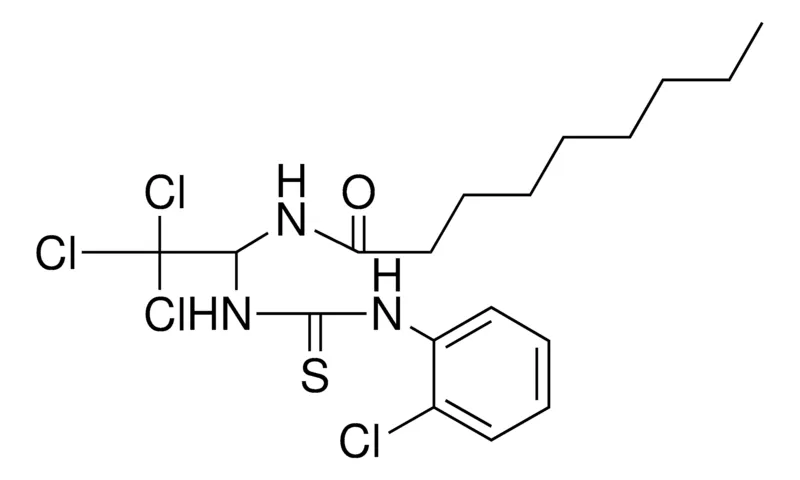 Sigma-Aldrich NONANOIC ACID (2,2,2-TRICHLORO-1-(3-(2-CHLORO-PHENYL)-THIOUREIDO)-ETHYL)-AMIDE，AldrichCPR