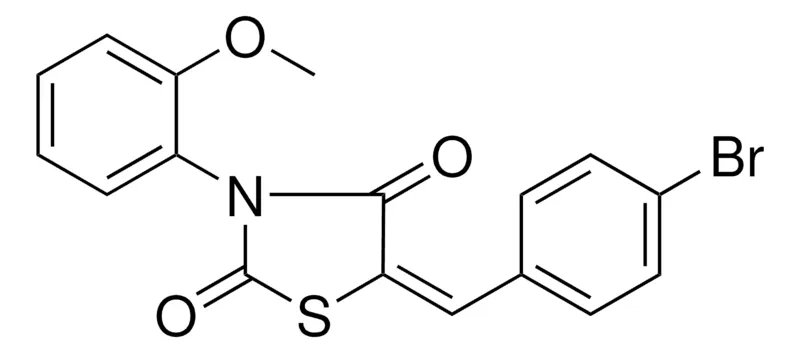 Sigma-Aldrich 5-(4-BROMO-BENZYLIDENE)-3-(2-METHOXY-PHENYL)-THIAZOLIDINE-2,4-DIONE,AldrichCPR