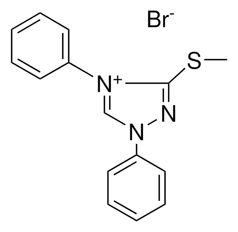 Sigma-Aldrich 3-(METHYLTHIO)-1,4-DIPHENYL-1H-1,2,4-TRIAZOLIUM BROMIDE,AldrichCPR