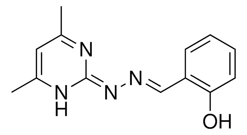 Sigma-Aldrich 2-((4,6-DIMETHYL-1H-PYRIMIDIN-2-YLIDENE)-HYDRAZONOMETHYL)-PHENOL,AldrichCPR