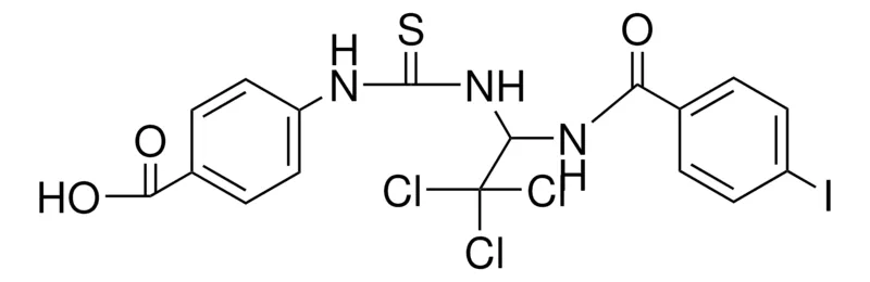 Sigma-Aldrich 4-(3-(2,2,2-TRICHLORO-1-(4-IODO-BENZOYLAMINO)-ETHYL)-THIOUREIDO)-BENZOIC ACID,AldrichCPR